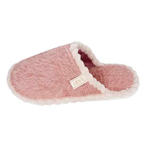 MODSGUE Damen Plüsch Winter Hausschuhe, Warme Fluffy Rutschfest Plüschschuhe Schlappen,Basic Cartoon Bequem Lustige Atmungsaktive Weiche Slippers for Indoor Outdoor von MODSGUE