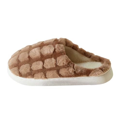 MODSGUE Damen Plüsch Winter Hausschuhe, Warme Fluffy rutschfest Plüschschuhe Schlappen,Einfarbig Basic Cartoon Bequem Lustige Herren Weiche Slippers for Indoor Outdoor MODSGUE Damen Plüsch Winter Hausschuhe, Warme Fluffy rutschfest Plüschschuhe Schlappen,Einfarbig Basic Cartoon Bequem Lustige Herren Weiche Slippers for Indoor Outdoor von MODSGUE