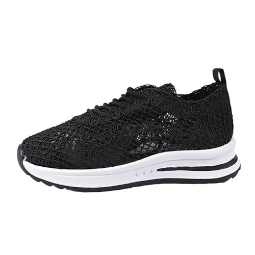 MODSGUE Damen Slip On Sneaker Leichte Atmungsaktiv Sportschuhe Bequem Freizeitschuhe Schuhe OrthopäDische Luftpolster Atmungsaktive Basic Walkingschuhe Barfußschuhe Turnschuhe von MODSGUE