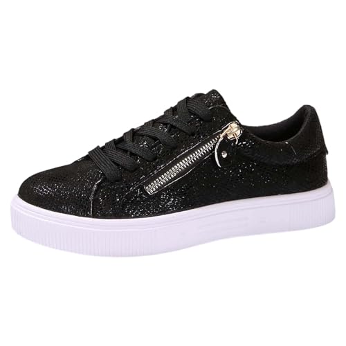 MODSGUE Damen Winter Sneaker Casual Walkingschuhe Bequeme Turnschuhe Diabetiker Bootsschuhe Sportlich Schlüpfschuhe Trekking Halbschuhe Basic Trachtenschuhe Gesundheitsschuhe von MODSGUE