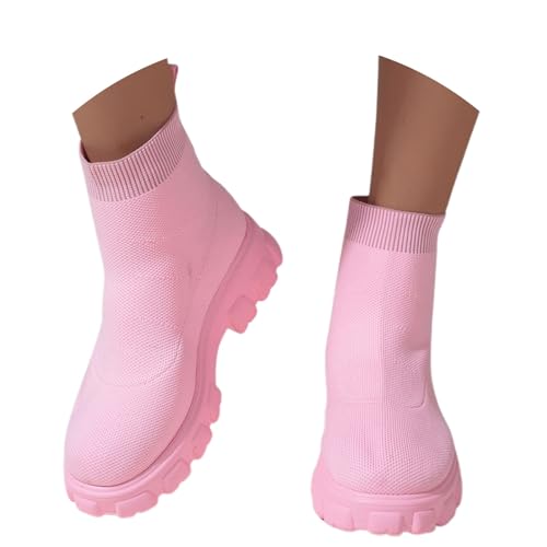 MODSGUE Damen Winterstiefel Kurz Winterschuhe Wasserdicht Warm Gefütterte Schneestiefel Winter Kurzschaft Stiefel Breit Outdoor Bequem Baisc Rutschfeste Stiefel Boots von MODSGUE