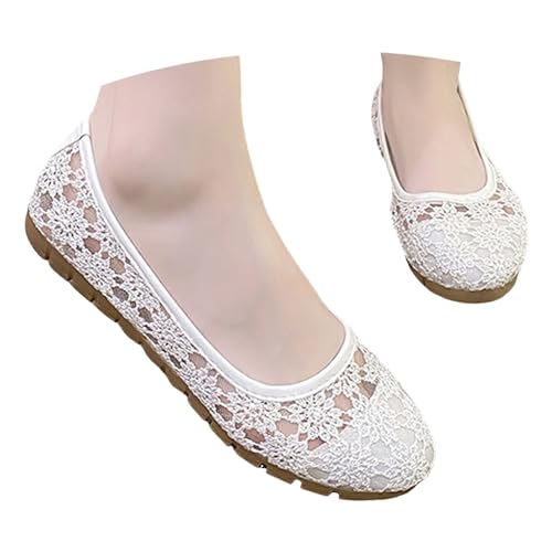 MODSGUE Flache Schuhe Für Damen Weich Plastik Gelee Sommersandalen Slip-Ons Flach Sandalen rutschfeste Atmungsaktive Strandschuhe Sommer Aushöhlte Jelly Schuhe Ballett Shoes MODSGUE Flache Schuhe Für Damen Weich Plastik Gelee Sommersandalen Slip-Ons Flach Sandalen rutschfeste Atmungsaktive Strandschuhe Sommer Aushöhlte Jelly Schuhe Ballett Shoes von MODSGUE