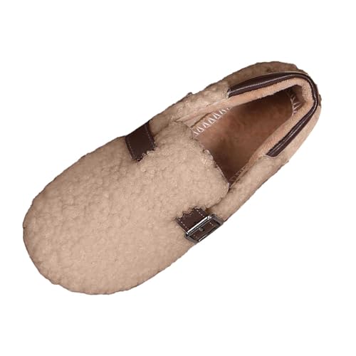 MODSGUE Hausschuhe Damen Geschlossen Rutschfest Flache Schuhe Männer Winter Einfarbig Hause Innen Baumwolle Pantoffeln Weichen Verdickte Samt Warme Einfarbig Slip On Leichte Hüttenschuhe MODSGUE Hausschuhe Damen Geschlossen Rutschfest Flache Schuhe Männer Winter Einfarbig Hause Innen Baumwolle Pantoffeln Weichen Verdickte Samt Warme Einfarbig Slip On Leichte Hüttenschuhe von MODSGUE