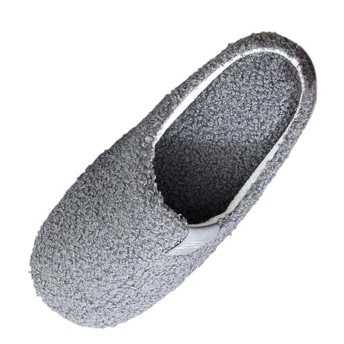 MODSGUE Hausschuhe Damen Herren Winter Warme Plüsch Kuschel Flauschige Pantoletten Gefütterte Einfarbig Weiche Basic Rutschfeste Unisex with Memory Foam Schöne Dicke Bequeme MODSGUE Hausschuhe Damen Herren Winter Warme Plüsch Kuschel Flauschige Pantoletten Gefütterte Einfarbig Weiche Basic Rutschfeste Unisex with Memory Foam Schöne Dicke Bequeme von MODSGUE