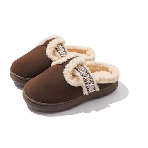 MODSGUE Hausschuhe Damen Winter Warme Synthetik Lammfell Kunstfell Einfarbig Basic Plüsch Flauschige Fell Weiche Rutschfeste Pantoletten Trendiger Slipper Hausschuhe Indoor Outdoor MODSGUE Hausschuhe Damen Winter Warme Synthetik Lammfell Kunstfell Einfarbig Basic Plüsch Flauschige Fell Weiche Rutschfeste Pantoletten Trendiger Slipper Hausschuhe Indoor Outdoor von MODSGUE