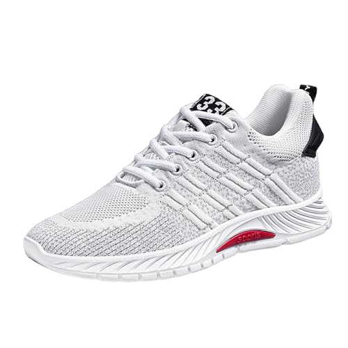 MODSGUE Herren Aufzug Schuhe Elevator Schuhe Herren Lässige Mesh Sneakers Leichte Atmungsaktiv Schnüren Sportschuhe mit Versteckten Walkingschuhe Leicht Wanderschuhe von MODSGUE
