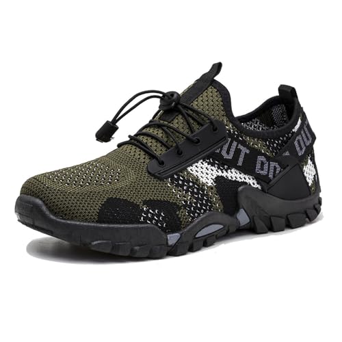 MODSGUE Herren Barfussschuhe,Badeschuhe Strandschuhe Sportschuhe Segelschuhe Wasserschuhe Barfusslaufschuhe Sommer Zehenschuhe Wassersport Outdoor Schuhe von MODSGUE