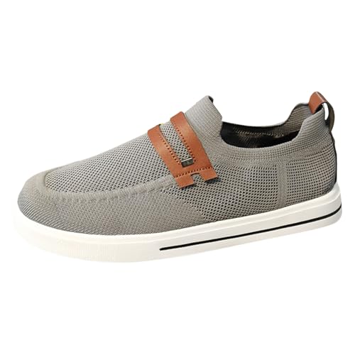 MODSGUE Herren Flache Slipper Slip on Loafer Slipper Bootsschuhe Walkingschuhe Anzugschuhe Bequem Atmungsaktive Leichtgewichts Fitness Turnschuhe Fitness Trainingsschuhe MODSGUE Herren Flache Slipper Slip on Loafer Slipper Bootsschuhe Walkingschuhe Anzugschuhe Bequem Atmungsaktive Leichtgewichts Fitness Turnschuhe Fitness Trainingsschuhe von MODSGUE