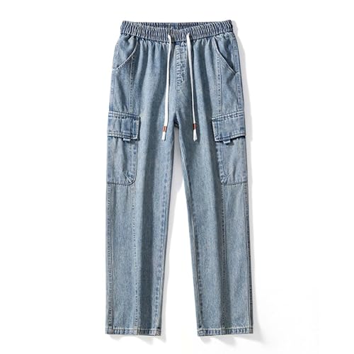 MODSGUE Herren Jeans Jogginghose Sweathose in Jeansoptik Jeans-Herren Slim Fit Herren-Hose Basic Jogg Cargohose Straight Jogginghose Basic Jeans-Hosen Freizeithose von MODSGUE