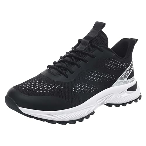 MODSGUE Herren Mesh Atmungsaktiv Barfußschuhe Running Sneaker Orthopädische Turnschuhe Leichte Fitnessstudio Übergröße Sportschuhe Trekkingschuhe Dünn Slip-On Sicherheitsschuhe Wanderschuhe von MODSGUE