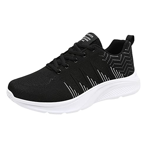 MODSGUE Herren Mesh Laufschuhe Sommer Einfabrig Turnschuhe Mesh Sportschuhe Sneaker Walkingschuhe Atmungsaktiv Gummisohlen Spiralboden Fitness Weiche Bequeme Jogging Schuh von MODSGUE