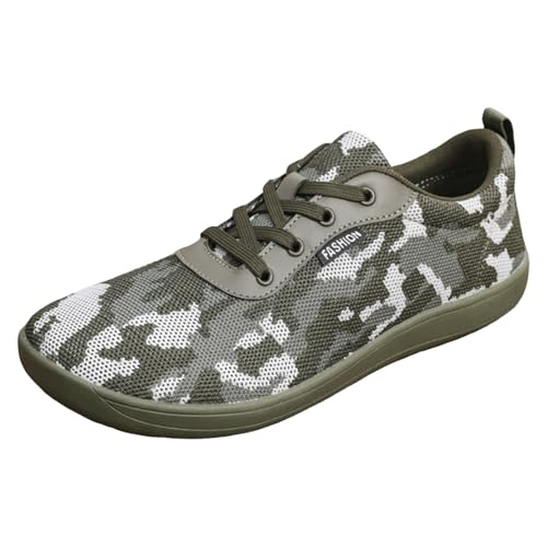 MODSGUE Herren-Sportschuhe Barfußschuhe Breite Barfuss Schuhe Weich Bequem Walkingschuhe Fitnessschuhe Trailrunning Barfussschuhe Lässig Sneaker Wanderschuhe von MODSGUE