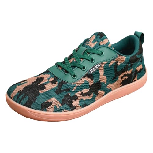 MODSGUE Herren-Sportschuhe Barfußschuhe Breite Barfuss Schuhe Weich Bequem Walkingschuhe Fitnessschuhe Trailrunning Barfussschuhe Lässig Sneaker Wanderschuhe von MODSGUE