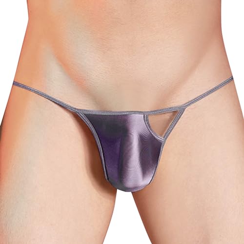 MODSGUE Männertanga Herren Slip Microfaser Nahtlos Bequeme Strings Tangas Niedlich G-String Angenehme Hautlage Passform Männer Spitze Radfahrer Für Liebhaber von MODSGUE