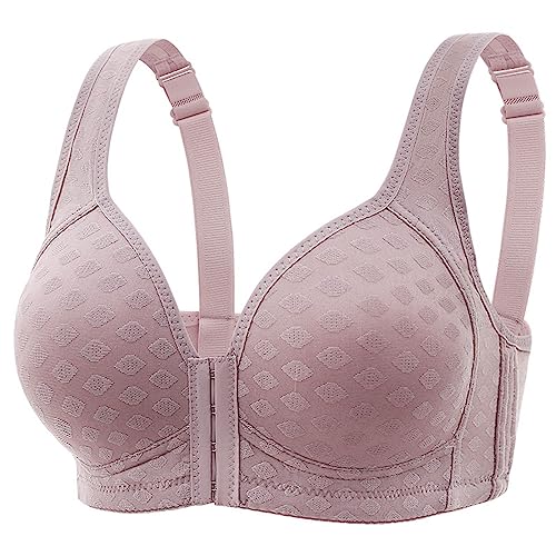 MODSGUE Mutterschaft Bustier Abnehmbare Mutterschaft Bustier Vorderverschluss Schwangerschafts BHS Praktischer Büstenhalter Zum Stillen Vorne Offener Knopf Softschalen Umstands BH von MODSGUE