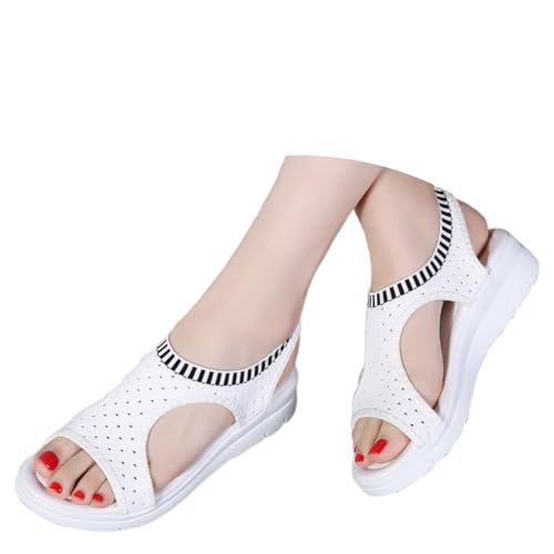 MODSGUE Orthopädische Sandalen Damen Sommer Bequem Waschbare Slingback Slide Sport Sommerschuhe mit Weiche Fussbett Outdoor Wassersandalen Casual Strick Walkingschuhe MODSGUE Orthopädische Sandalen Damen Sommer Bequem Waschbare Slingback Slide Sport Sommerschuhe mit Weiche Fussbett Outdoor Wassersandalen Casual Strick Walkingschuhe von MODSGUE