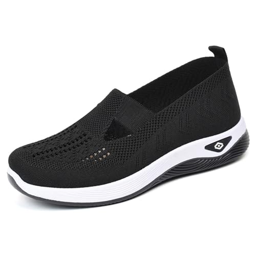 MODSGUE Orthopädische Schuhe Damen Sommer Sneaker Atmungsaktive Vermascht Turnschuhe Lässige Komfort Laufschuhe Leicht Walkingschuhe Basic Outdoor Sportschuhe von MODSGUE