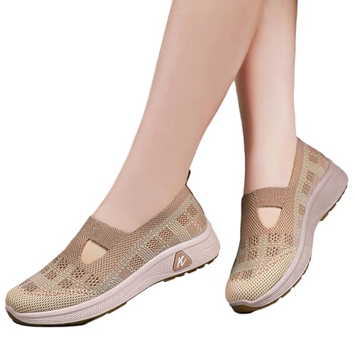 MODSGUE Orthopädische Schuhe Sneaker Sommer Atmungsaktiv Memory Schaum Krankenschwester Sportschuhe Freizeitschuhe Bequeme Outdoor Basic Sommerschuhe von MODSGUE