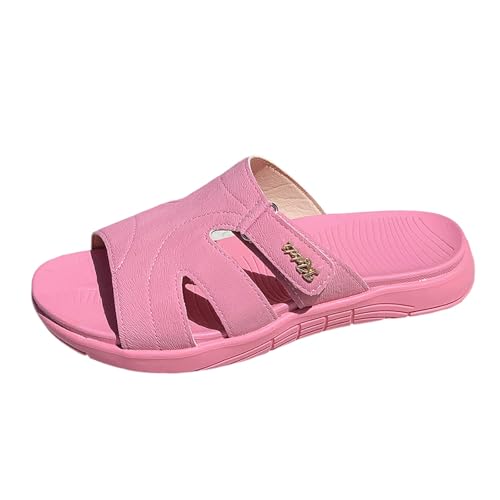MODSGUE Pantoletten Sommer Orthopädische Hausschuhe Damen Keilabsatz Leder Hausschuhe Vintage Sommerschuhe Freizeit Wedge Mit Absatz Mit Fussbett Slides Slipperstrandschuhe Peep Toe MODSGUE Pantoletten Sommer Orthopädische Hausschuhe Damen Keilabsatz Leder Hausschuhe Vintage Sommerschuhe Freizeit Wedge Mit Absatz Mit Fussbett Slides Slipperstrandschuhe Peep Toe von MODSGUE