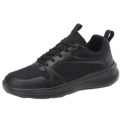 MODSGUE Schuhe Herren Sneaker Weiß Freizeitschuhe Breit Walkingschuhe Sportschuhe Turnschuhe Laufschuhe Leicht Atmungsaktiv Lässige Komfort Fitness Basic Sommerschuhe von MODSGUE