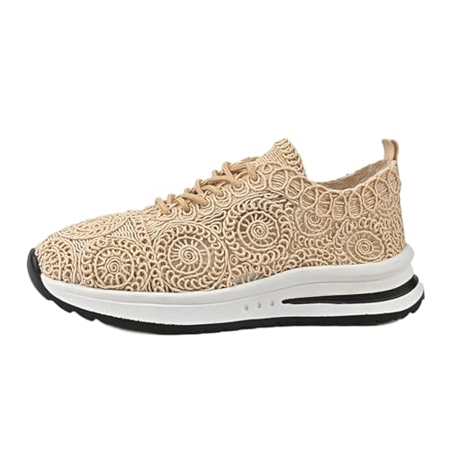 MODSGUE Sneaker Damen Weiß Sommer Leicht Weich Weisse Freizeitschuhe Schwarz Lässige Flache Stoffschuhe Modische Atmungsaktiv Turnschuhe Laufschuhe Sportlich Flache Schuhe mit Spitze Bestickt MODSGUE Sneaker Damen Weiß Sommer Leicht Weich Weisse Freizeitschuhe Schwarz Lässige Flache Stoffschuhe Modische Atmungsaktiv Turnschuhe Laufschuhe Sportlich Flache Schuhe mit Spitze Bestickt von MODSGUE