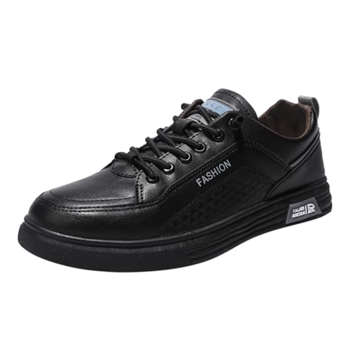 MODSGUE Sommer Freizeitschuhe Herren Sneaker Mesh Leder Walkingschuhe Atmungsaktive Turnschuhe Laufschuhe Athletic Formal Orthopädische Sportschuhe Schwarz Weiß MODSGUE Sommer Freizeitschuhe Herren Sneaker Mesh Leder Walkingschuhe Atmungsaktive Turnschuhe Laufschuhe Athletic Formal Orthopädische Sportschuhe Schwarz Weiß von MODSGUE