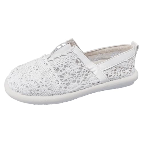 MODSGUE Sommer Schuhe Damen Casual Damenschuhe Atmungsaktiv Mesh Flache Turnschuhe Leichte Weiche Sohle Joggingschuhe Leichte Laufschuhe Sneakers Sommerschuhe Modischer Elegante Sommerschuhe von MODSGUE