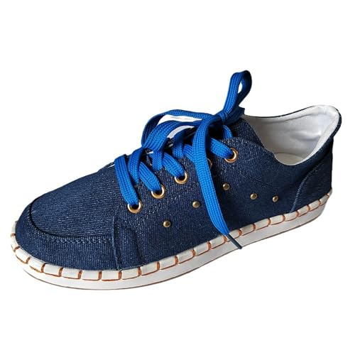 MODSGUE Trachten Sneaker Damen Spitzen Flach Trachtenschuhe Dirndl Schuhe Mesh Atmungsaktive Brautschuhe Hochzeitsschuhe Turnschuhe Bequem Stoffschuhe Oktoberfest Outdoor von MODSGUE