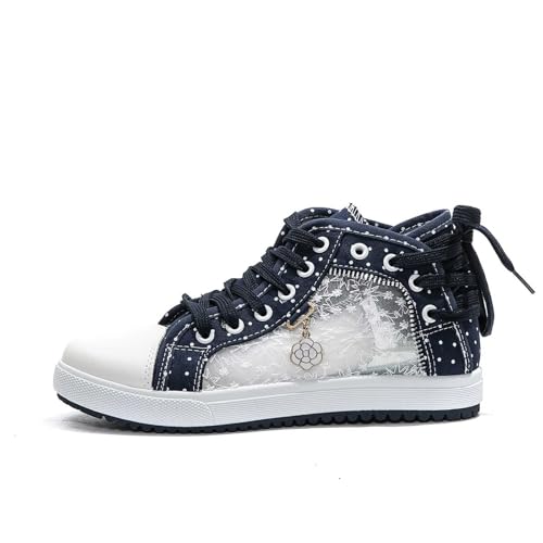 MODSGUE Trachtenschuhe Brautschuhe Lace Sportschuhe Damen Flach Dirndl Schuhe Spitzen Mesh Atmungsaktive Trachten Sneaker Oktoberfest Elegante Bestickte Bequeme Leichte Hochzeitsschuhe von MODSGUE