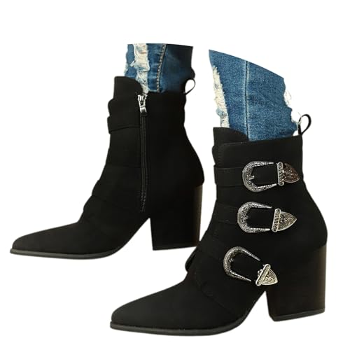Stiefeletten Damen Kurzschaft Stiefel Mit Absatz Ankle Boots Kurzstiefel Bogenknoten Einfarbig Schuhe Für Frauen Herbst Winter Winterstiefel Bequem Schuhe Mit Reißverschluss Stiefeletten Damen Kurzschaft Stiefel Mit Absatz Ankle Boots Kurzstiefel Bogenknoten Einfarbig Schuhe Für Frauen Herbst Winter Winterstiefel Bequem Schuhe Mit Reißverschluss von MODSGUE