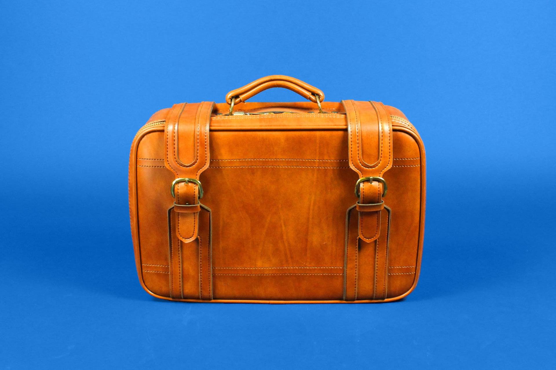Leder Vintage Handgepäck Koffer Leder Vintage Handgepäck Koffer von MODafind