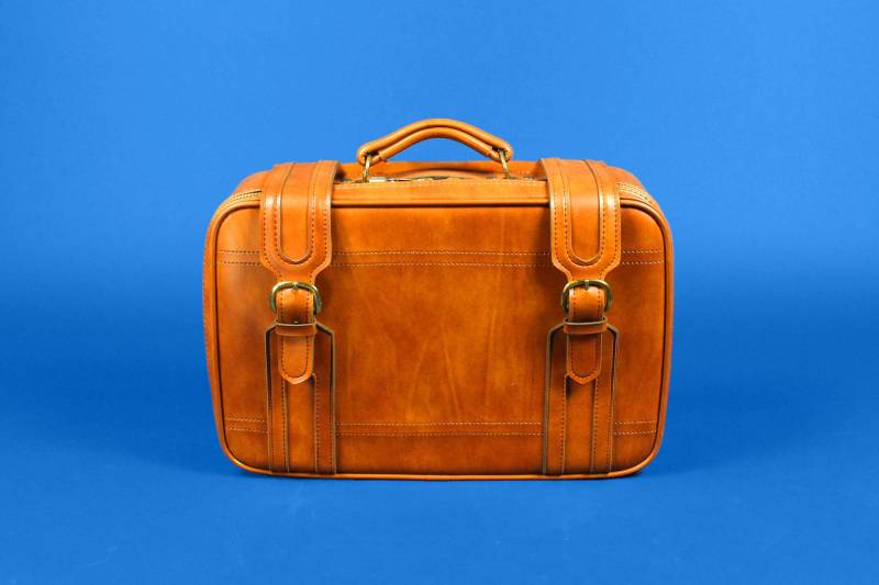 Leder Vintage Handgepäck Koffer Leder Vintage Handgepäck Koffer von MODafind