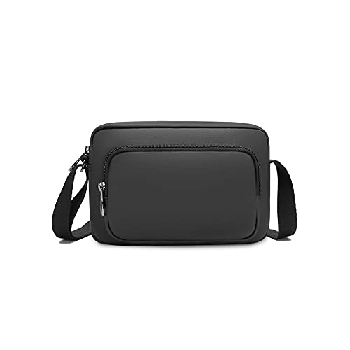 MOEIDO Umhängetasche 1 stück Männer Umhängetasche Wasserdichte Männliche Mini-Taschen Messenger Bags for Männer for Frauen 22 * ​​14,5 cm(Color:Black) von MOEIDO