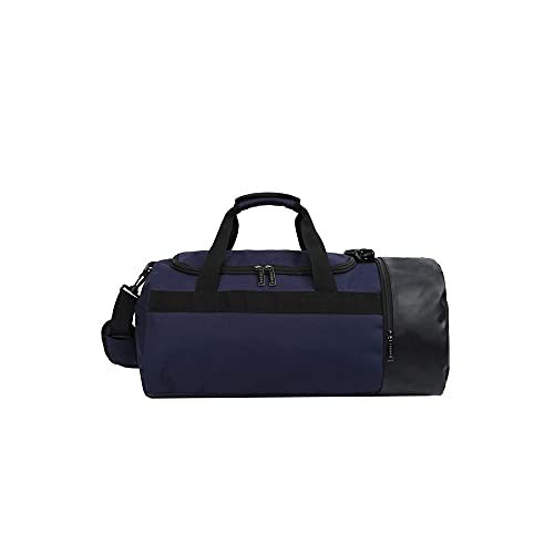 MOEIDO Umhängetasche Sport Nylon Barrel Baketball Tasche Reise Tragen Sie auf Gepäck Duffle Bags Organizer One-Shoulder/Crossbody/Handtaschen(Color:Blue) von MOEIDO