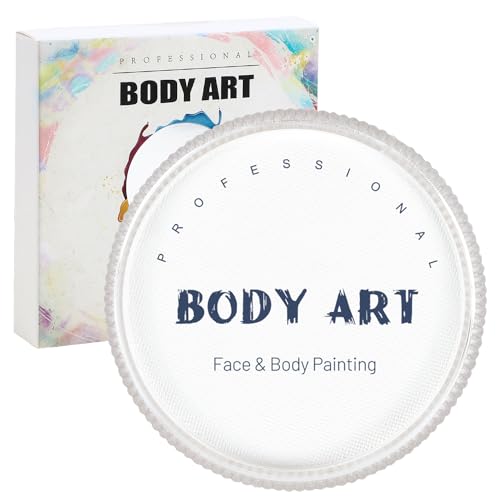 MOEMOE BABY Kinderschminke Set, Wasserbasis Gesichts- und Körperfarben für Kinder Erwachsene, Schminkfarbe für Paty Halloween Weiß von MOEMOE BABY