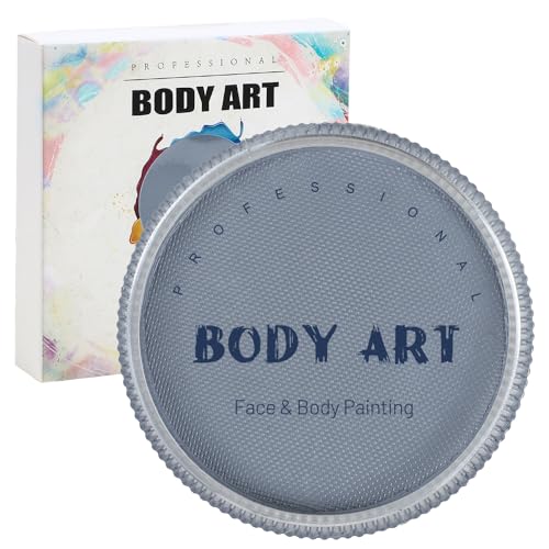 MOEMOE BABY Kinderschminke Set, Wasserbasis Gesichts- und Körperfarben für Kinder Erwachsene, Schminkfarbe für Paty Halloween Grau von MOEMOE BABY