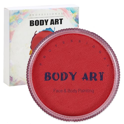 MOEMOE BABY Kinderschminke Set, Wasserbasis Gesichts- und Körperfarben für Kinder Erwachsene, Schminkfarbe für Paty Halloween Rot von MOEMOE BABY