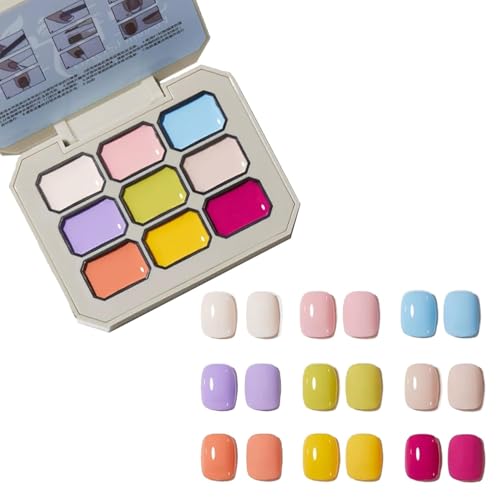Cremefarbenes Nagellack-Set, Creme-Gel-Nagellack, langlebig und haltbar, geeignet für Frauen, Mädchen und Freunde zum Selbermachen zu Hause von MOFFNNOL