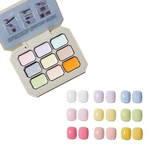 Cremefarbenes Nagellack-Set, Creme-Gel-Nagellack, langlebig und haltbar, geeignet für Frauen, Mädchen und Freunde zum Selbermachen zu Hause von MOFFNNOL