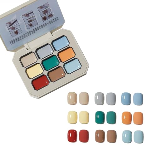 Cremefarbenes Nagellack-Set, Creme-Gel-Nagellack, langlebig und haltbar, geeignet für Frauen, Mädchen und Freunde zum Selbermachen zu Hause von MOFFNNOL