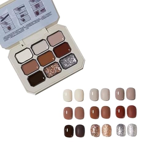 Cremefarbenes Nagellack-Set, Creme-Gel-Nagellack, langlebig und haltbar, geeignet für Frauen, Mädchen und Freunde zum Selbermachen zu Hause von MOFFNNOL