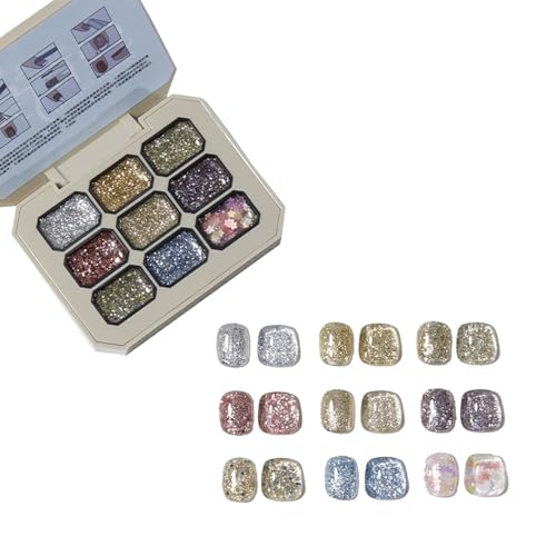Cremefarbenes Nagellack-Set, Creme-Gel-Nagellack, langlebig und haltbar, geeignet für Frauen, Mädchen und Freunde zum Selbermachen zu Hause von MOFFNNOL