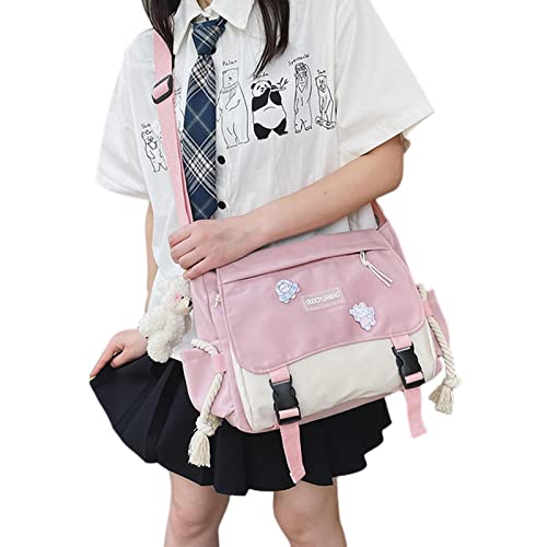 MOGSA Schultertasche Casual Big Bag Student Schultaschen Für Teenager Mädchen Messenger Bag Schultertasche Crossbody Taschen Frauen von MOGSA