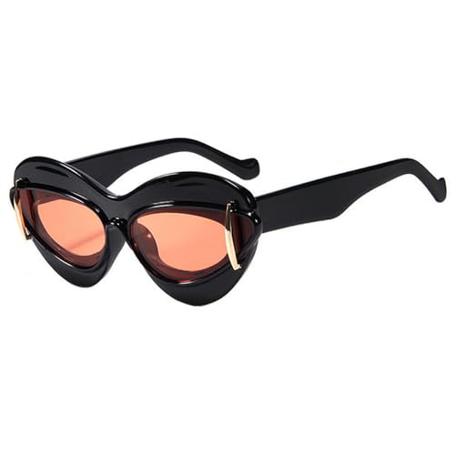 MOHDHAF-Cat Eye DoppelrahMänner DaMänner Sonnenbrille Leopardenmuster Mode Persönlichkeit Party Hip Hop Street UV400 MOHDHAF-Cat Eye DoppelrahMänner DaMänner Sonnenbrille Leopardenmuster Mode Persönlichkeit Party Hip Hop Street UV400 von MOHDHAF