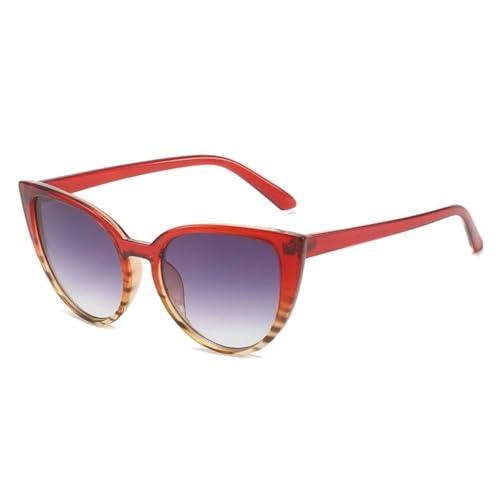 MOHDHAF-Cat Eye Vintage Sonnenbrille Damen Mirror Sonnenbrille Female Retro Fashion Triangle Personality Sexy MOHDHAF-Cat Eye Vintage Sonnenbrille Damen Mirror Sonnenbrille Female Retro Fashion Triangle Personality Sexy von MOHDHAF
