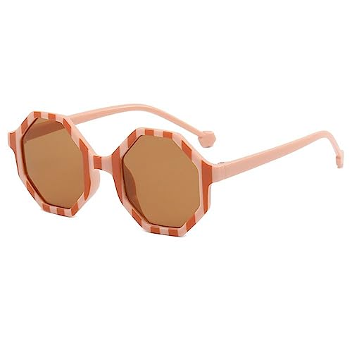 MOHDHAF-Cute Striped Polygon UV400 Sonnenbrille, Sun Protection Sonnenbrille Outdoor Eye Protection Glasses MOHDHAF-Cute Striped Polygon UV400 Sonnenbrille, Sun Protection Sonnenbrille Outdoor Eye Protection Glasses von MOHDHAF