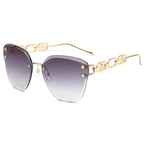 MOHDHAF-Damen Sonnenbrille Without Frame Sun Protection Retro Sonnenbrille MOHDHAF-Damen Sonnenbrille Without Frame Sun Protection Retro Sonnenbrille von MOHDHAF