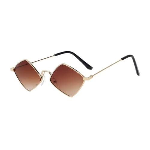 MOHDHAF-Damen's Fashion Polygon Sonnenbrille Vintage Irregular Small Frame Diamond Retro Sonnenbrille Party Glasses Glasses MOHDHAF-Damen's Fashion Polygon Sonnenbrille Vintage Irregular Small Frame Diamond Retro Sonnenbrille Party Glasses Glasses von MOHDHAF