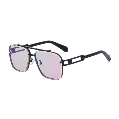 MOHDHAF-Double Beam Metal Frame Männer Damen Luxury Trend Oversized Sonnenbrille für Männer Retro Shield Eyewear Uv400 MOHDHAF-Double Beam Metal Frame Männer Damen Luxury Trend Oversized Sonnenbrille für Männer Retro Shield Eyewear Uv400 von MOHDHAF