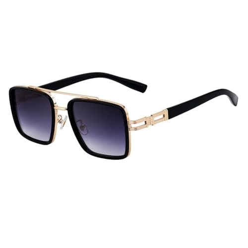 MOHDHAF-Double Beam Metal Frame Männer's Luxury Trend Gradient Sonnenbrille für Männer Vintage Glasses Uv400 MOHDHAF-Double Beam Metal Frame Männer's Luxury Trend Gradient Sonnenbrille für Männer Vintage Glasses Uv400 von MOHDHAF